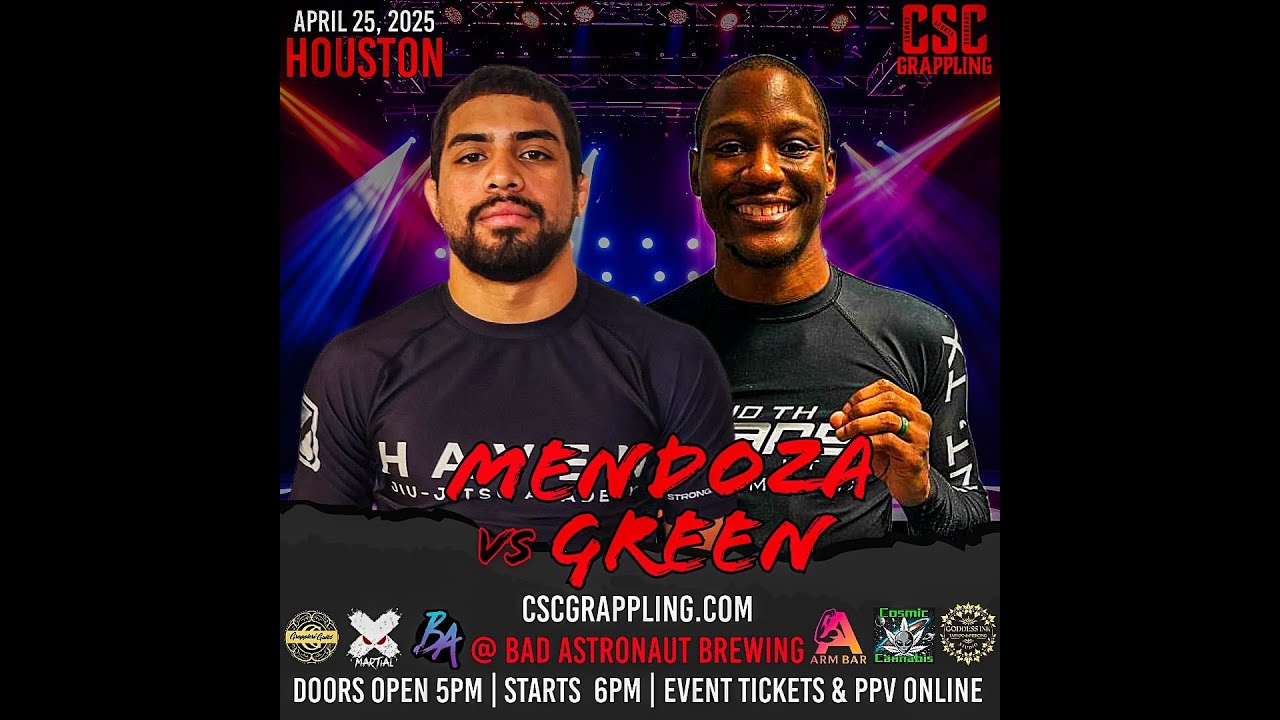 CSC GRAPPLING 34: GREGORIO MENDOZA PRE FIGHT INTERVIEW FOR APRIL 25TH HOUSTON EVENT