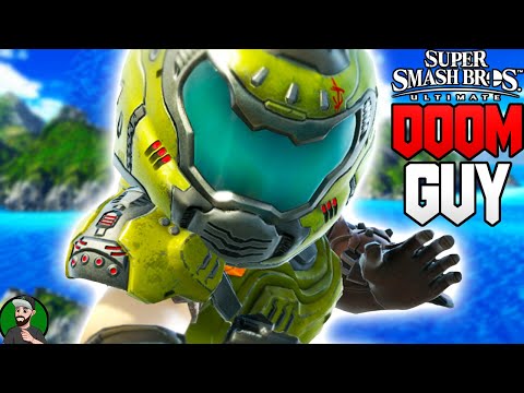 DOOM GUY Raises Hell! | Super Smash Bros Ultimate "DOOM GUY" (Mii Gunner)