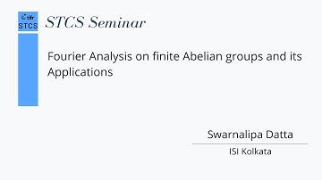 Fourier Analysis on finite Abelian groups and its Applications