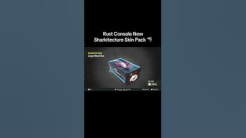 Rust Console New Sharkitecture Skin Pack 🦈 #rust #rustconsole #rustupdate