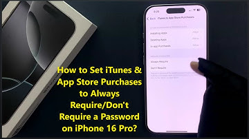 How to Set iTunes & App Store Purchases to Always Require/Don