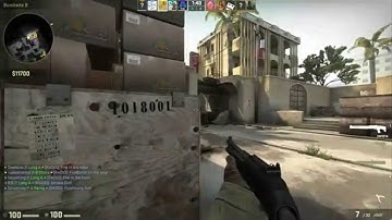 CS:GO - spinbot hacker... got a couple close rounds though