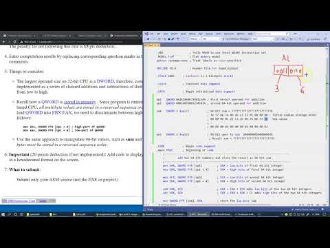 11.8 Lab M11, things to do: print hex values on the screen