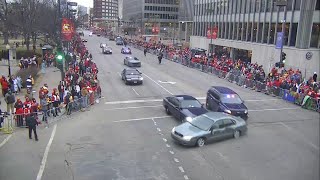 New video shows chase at KC Super Bowl celebration