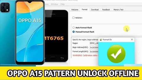 OPPO A15(CPH-2185)PATTERN PASSWORD FRP IN ONE CLICK OFFLINE-NO TEST POINT-NO FLASHING DIRECT UNLOCK