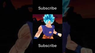 Super Saiyan Blue Goku special move Dbz Budokai Tenkaichi 3 #shorts