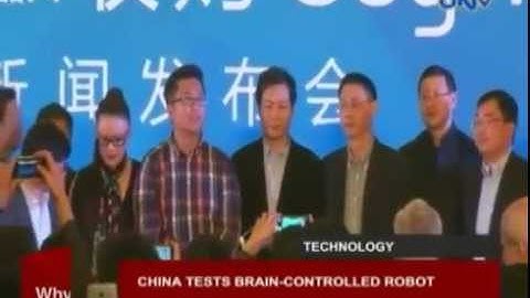 China tests brain-controlled robot