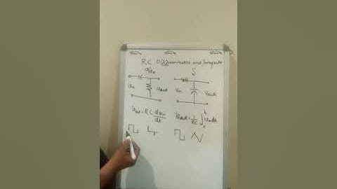 RC Differentiator & Integrator Circuit