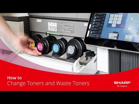 How to Guide | How to Change Toner Cartridges and Waste Toner on a Sharp MFP