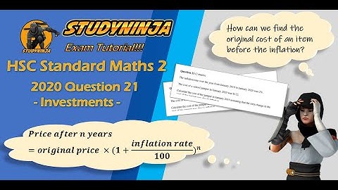HSC Maths Standard 2020 Question 21 - StudyNinja