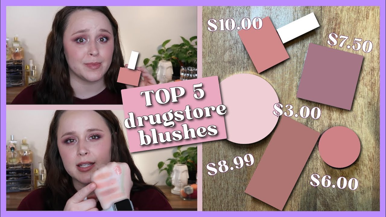 TOP 5 BEST DRUGSTORE BLUSHES for DRY FAIR SKIN YouTube