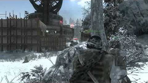 Black ops - No scope cross map headshot!