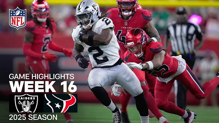 Las Vegas Raiders vs. Houston Texans Game Highlights | NFL 2025 Season Week 16
