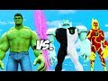 HULK VS BEN 10 - Diamondhead & Heatblast vs Hulk