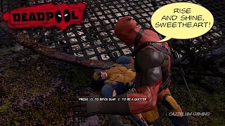 Deadpool slapping Wolverine scene | DEADPOOL (2013)