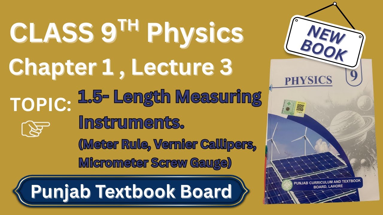 Physical Quantities and Measurements | Class 9 Physics Punjab Board New ...