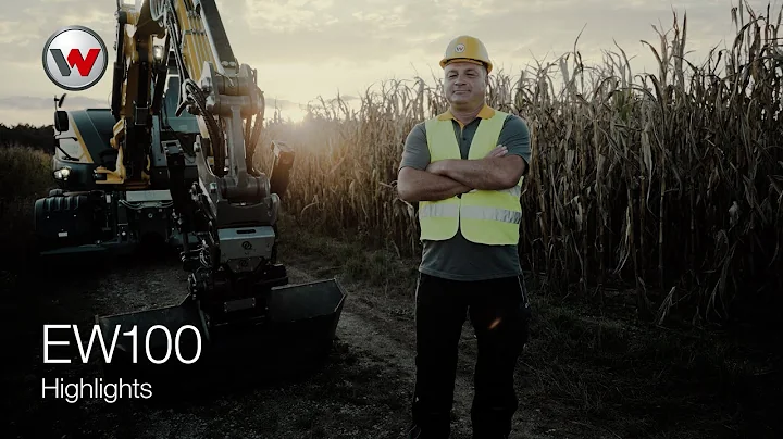Der neue 10-Tonnen-Mobilbagger von Wacker Neuson: EW100 — The next level (Highlights)