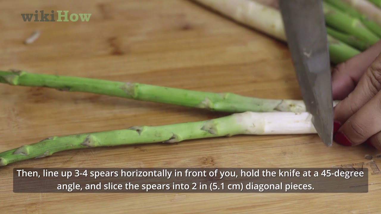 How to Cut Asparagus YouTube