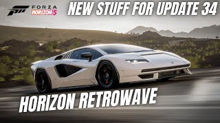 Forza Horizon 5 | Update 34 | Horizon Retrowave | Everything Added | NYTRO