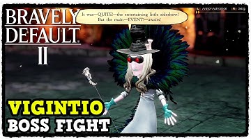 Bravely Default 2 Vigintio Boss Fight in the Wrecked Institute Chapter 4 (Boss Fight #13)