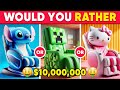 Would You Rather - Build Your $10,000,000 HOUSE 🏠🤑💎💰 Dream Futuristic House Edition