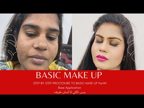 How to make base on acne skin| Makeup for beginners| Kryolan TV Paint stick review| Basic make up