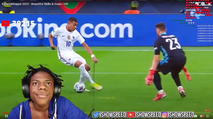 SPEED Reacts To Mbappe Football Highlights #ishowspeed