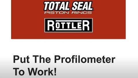 Putting the Profilometer to Work