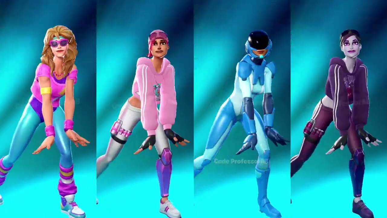 Fortnite Touch Emote With Aerobic Assassin Britestorm Bomber Astro Assassin Skin Thicc 🍑😜😍🥵 Who Won