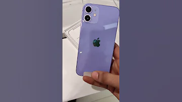 IPhone 12 Mini Unboxing Purple New Colour Unboxing 