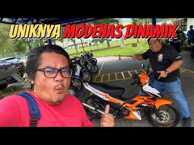 Modenas Dinamik 120, yang pernah suam di pasaran Tempatan, tetapi menjadi kegilaan di Greece. class=