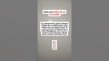Can you solve in 10 seconds #shorts #riddlemathzone #maths