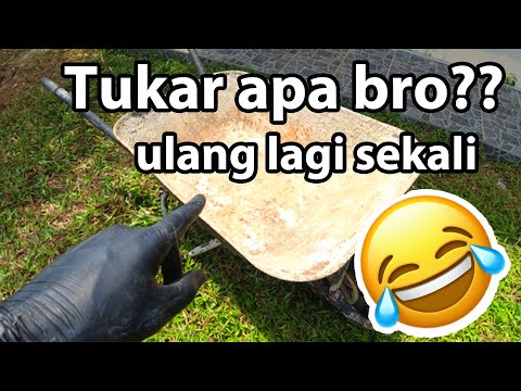 Video: Bagaimana anda membaiki tayar kereta sorong pancit?