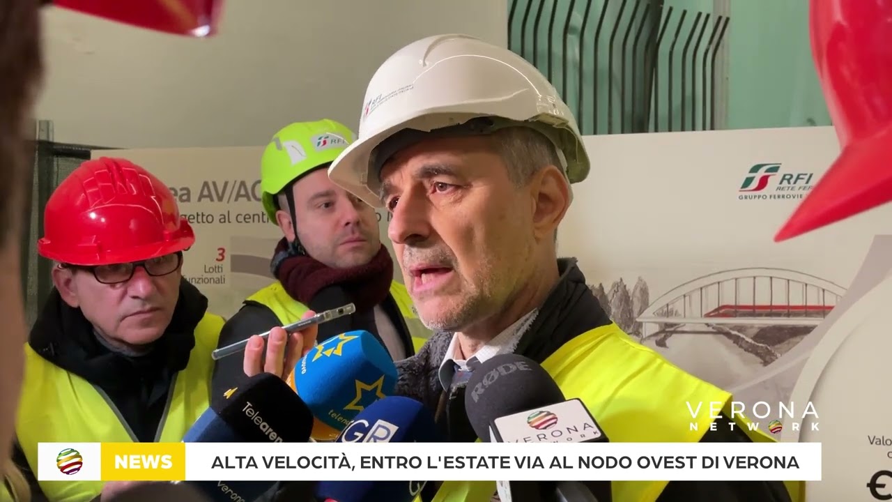 Alta velocità, prima dell'estate via al nodo Ovest di Verona