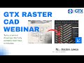 Master Raster to Vector with GTX RasterCAD | Full tutorial | Excel Design Technologies