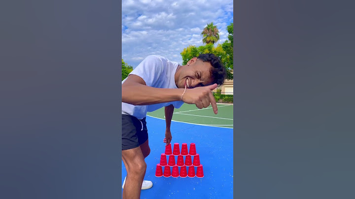 How Many Cups Can I Jump Over? #shorts