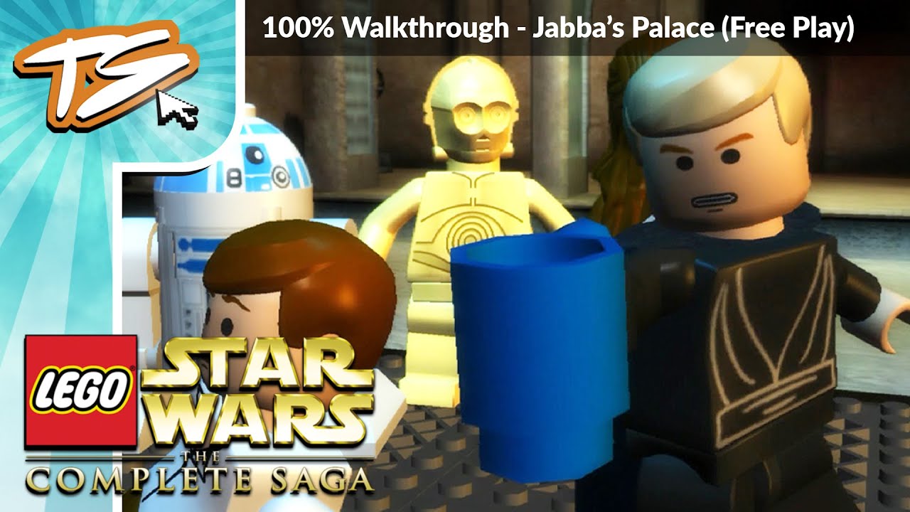 akademisk strå sti JABBA'S PALACE (FREE PLAY) - Lego Star Wars: The Complete Saga 100%  Walkthrough #66 - YouTube