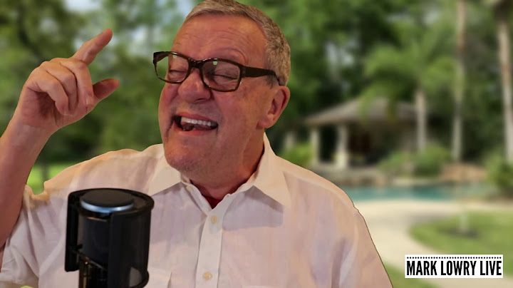 Mark Lowry - It's Sunday and I'm checking in on you.