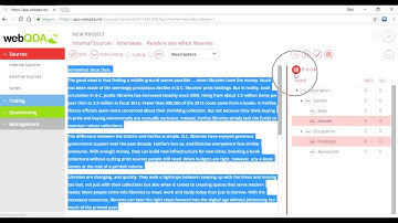 Tutorial 12.2 webQDA - Encoding Descriptors