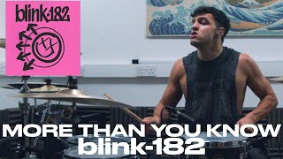 More Than You Know - blink-182 - drum cover