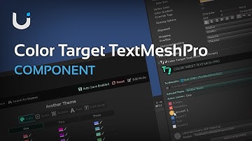 Color Target TextMeshPro - Component - DoozyUI - UI Management System for Unity