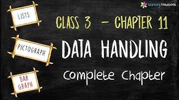 Class 3 Maths Data Handling (Complete Chapter) with free worksheet