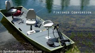 HD) Jon Boat to Bass Boat Conversion ( Modification Project ) 