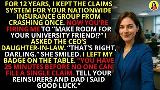 Fired After 12 Years, I Crashed The Claims System In 25 Minutes ｜ Corporate Revenge