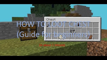How to loot chest: Guide for beginners (Hypixel Skywars)