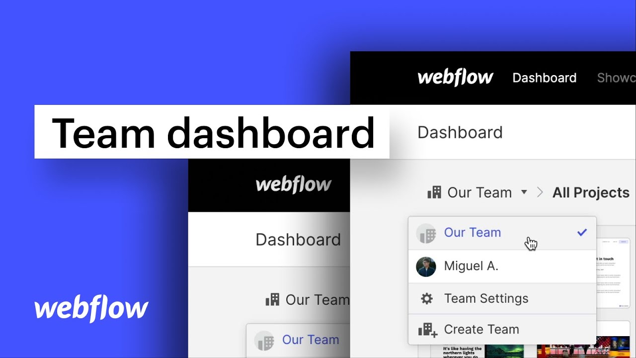 Webflow Dashboard Component