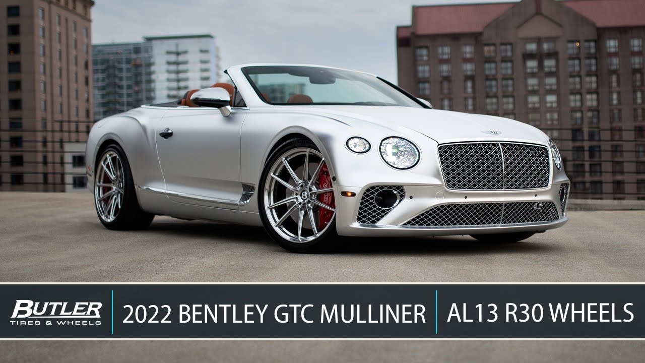 BENTLEY 、シルバー925、難あり New Year, New 2022 Bentley GTC Mulliner on AL13 R30 Monoblock
