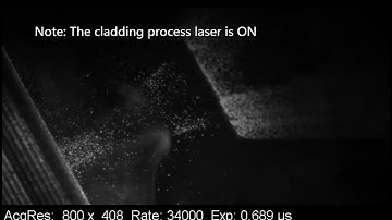 Laser Cladding Visualisation - Oxford Lasers FireBIRD Illumination