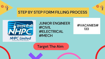 NHPC JE Form Filling 2022 #nhpcje #nhpc