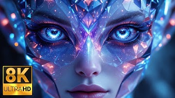 Alien Worlds - Crystaline - What If Aliens Were Made of Crystals - 8K AI Generated Video